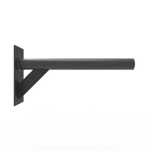 Universal pipe mount for wall mounting (black) - Image 6